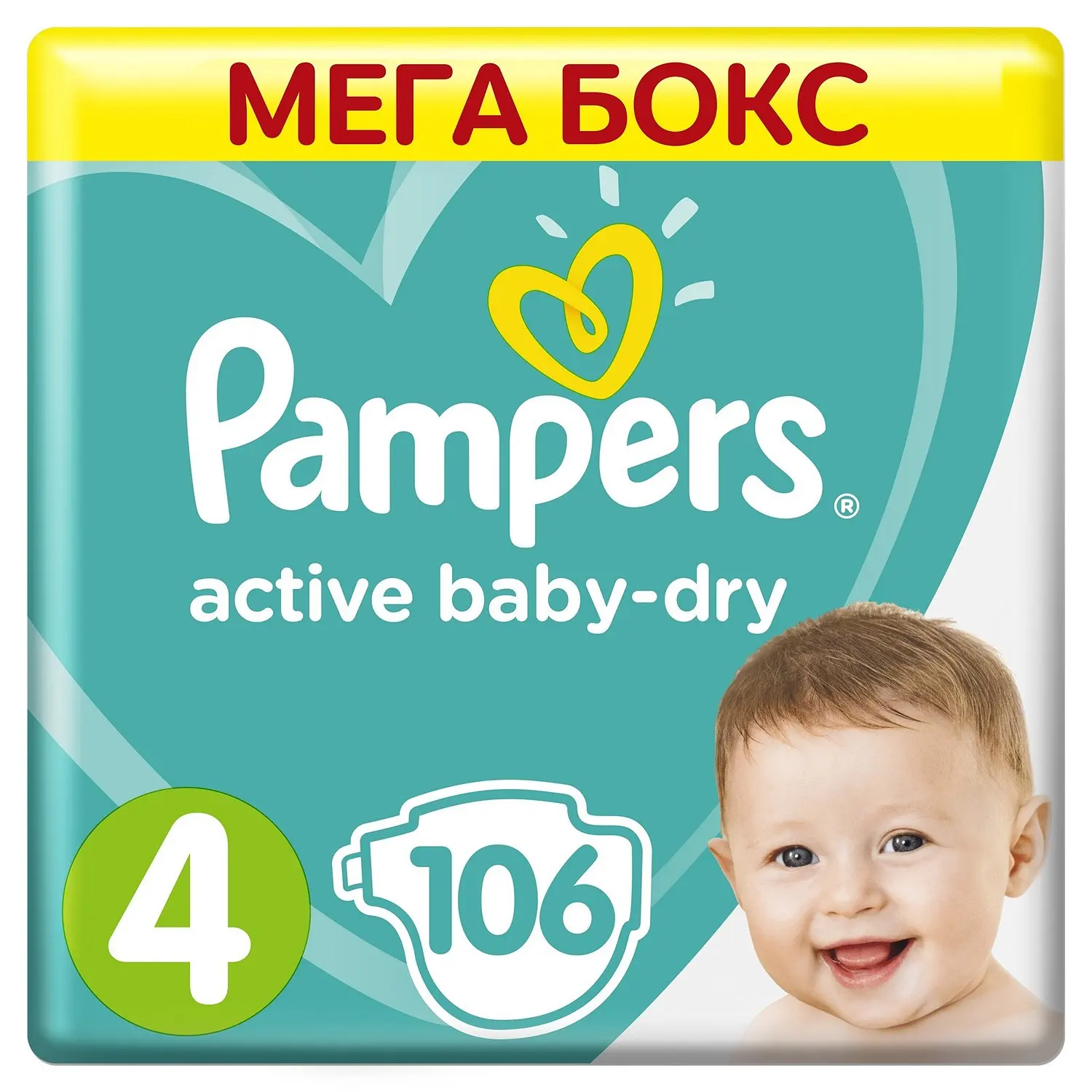 pampers 4 106 szt