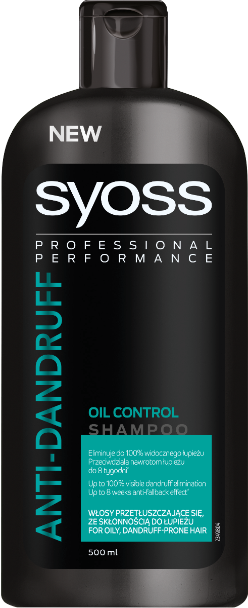 syoss anti-grease anti-dandruff szampon 500 ml cena