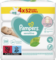 pampers sensitive chusteczki dla niemowląt 1x56 sztuk