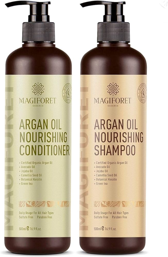 zestaw organic oils włosy argan szampon