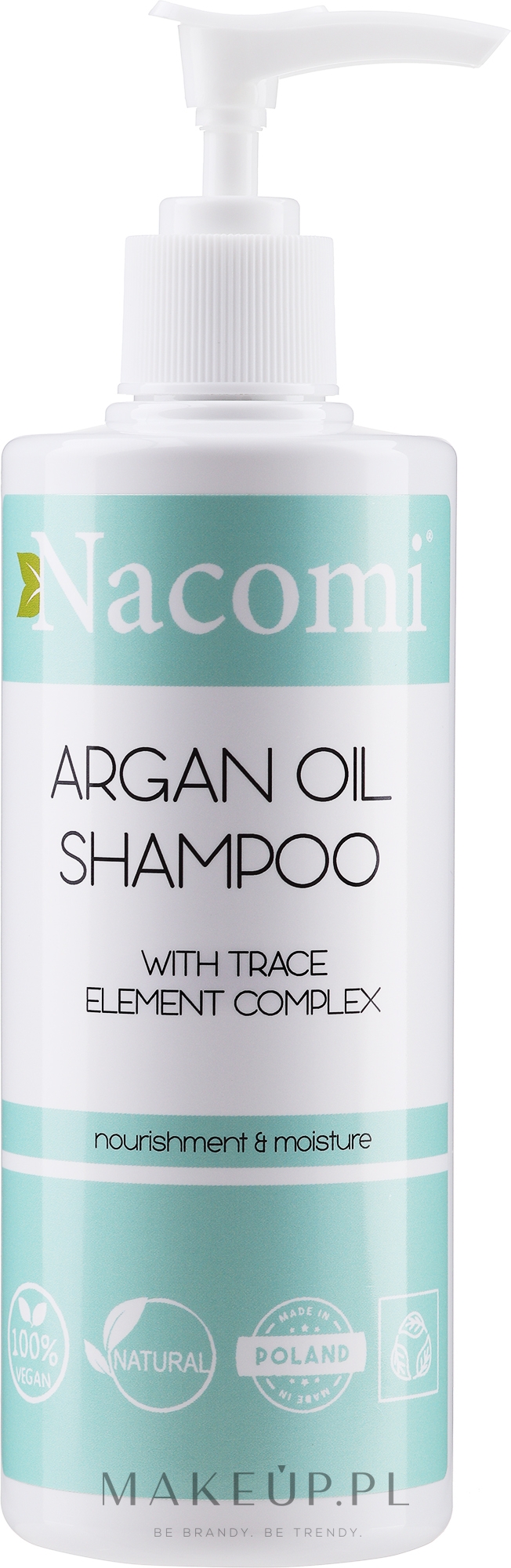 nacomi argan shampoo szampon wzmacniający