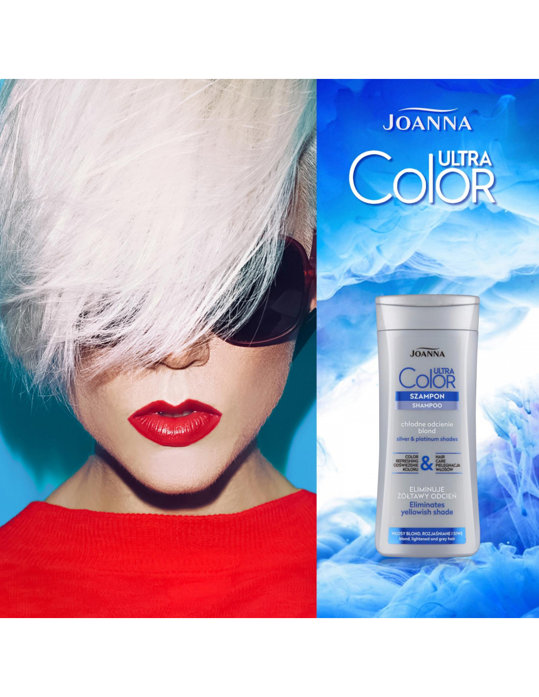 szampon joanna ultra color system do włosów blond cena