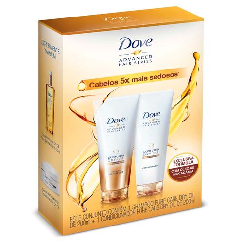 dove pure care dry oil szampon