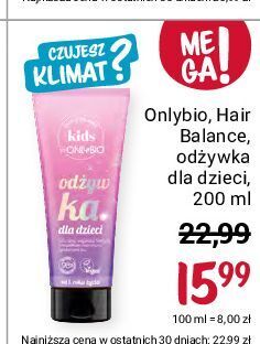 odżywka do włosów dla dzieci rossmann cenna