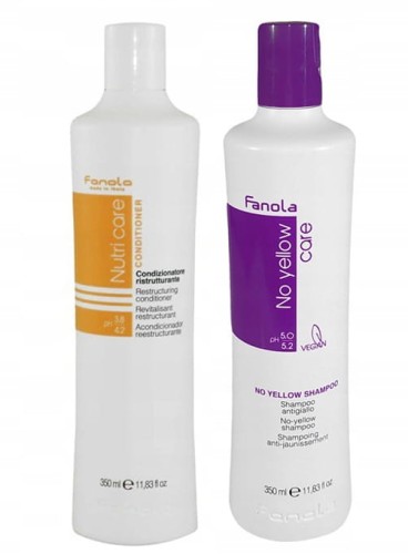 fanola no yellow szampon do włosów blond 350ml