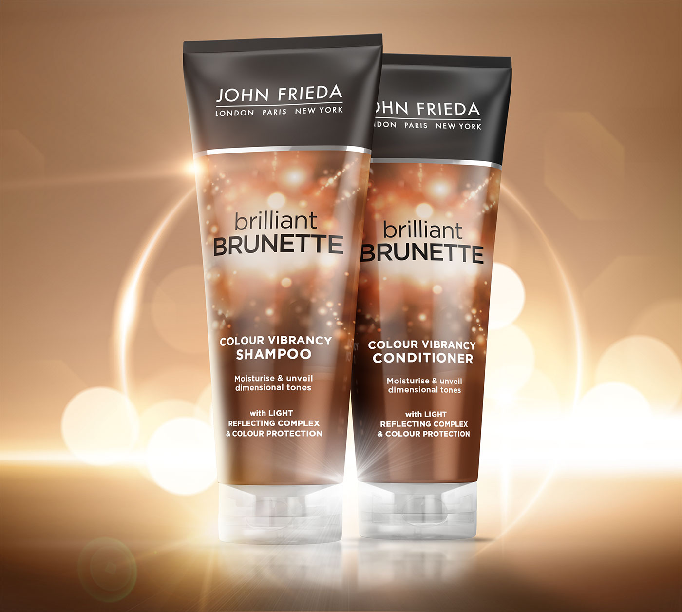 john frieda brilliant brunette szampon do włosów colour protecting