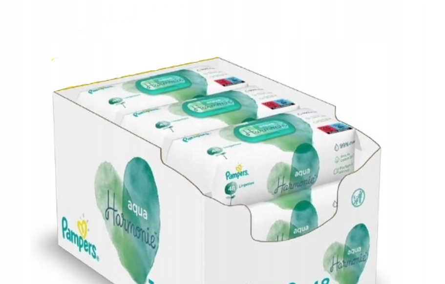 chusteczki pampers aqua pure 14x