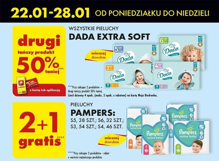 promocja na pieluchy pampers