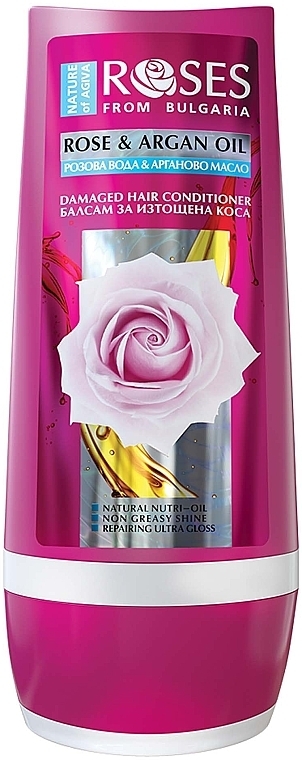 odżywka do włosów natural rose hair shine balsam z bułgarii