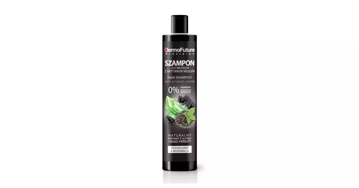 dermofuture szampon do włosów z aktywnym węglem natura