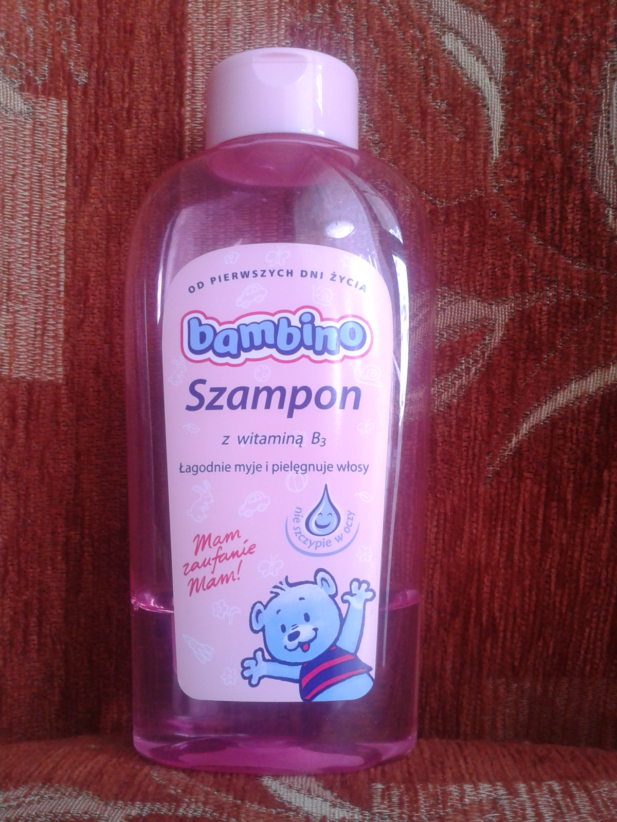 szampon bambino na wlosy efekty