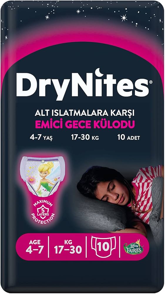 pieluchomajtki huggies drynites dziewczynki 4-7 lat