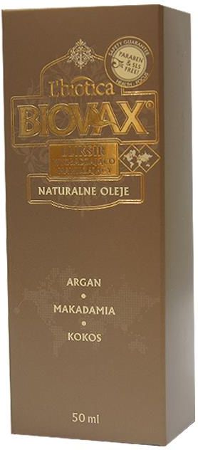 olejek do włosów lbiotica argan macadamia kokos