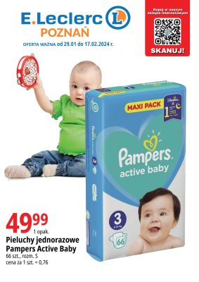 leclerc pampers promocja