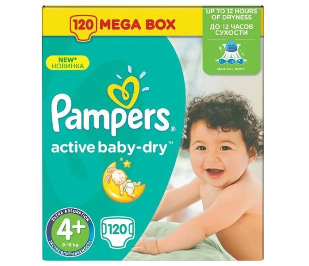 pampers 4 120szt