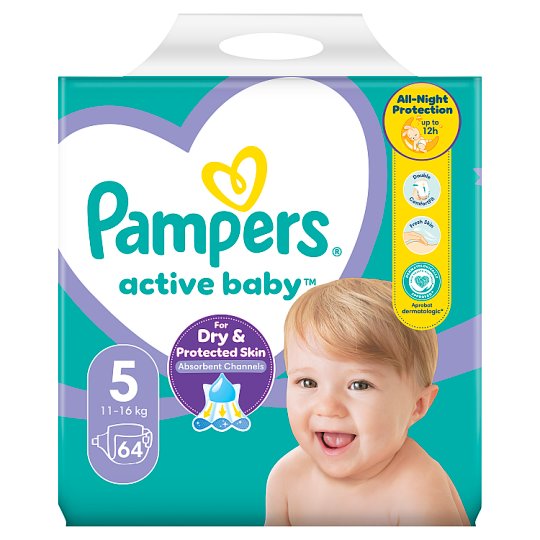 tesco pampers active baby 5