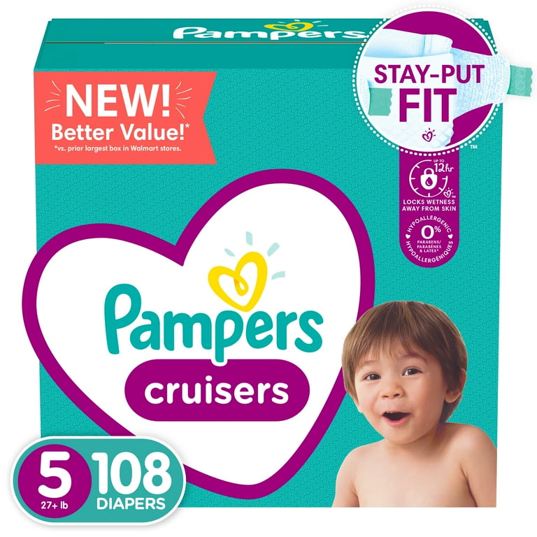active fit pampers size 5