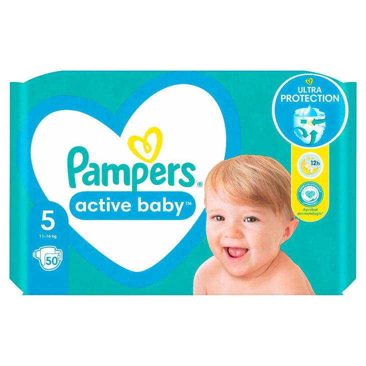 niebieskie pampers active baby