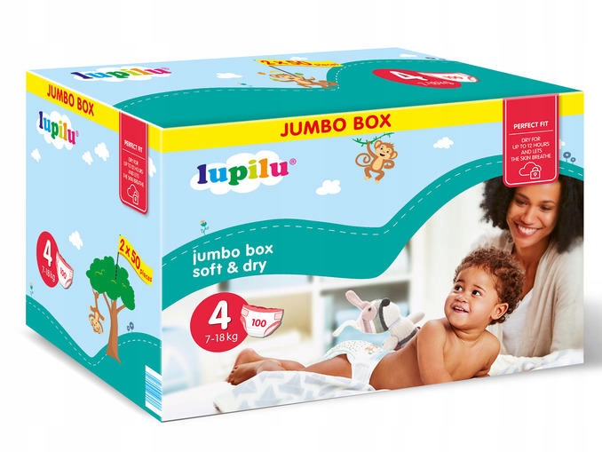 pieluchy lupilu jumbo box