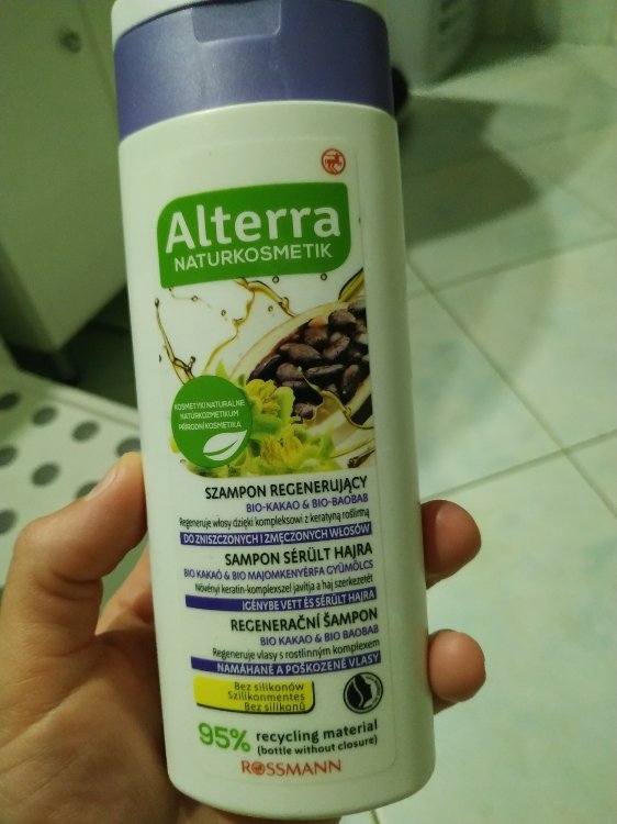 alterra bio szampon do włosów kakao & baoab