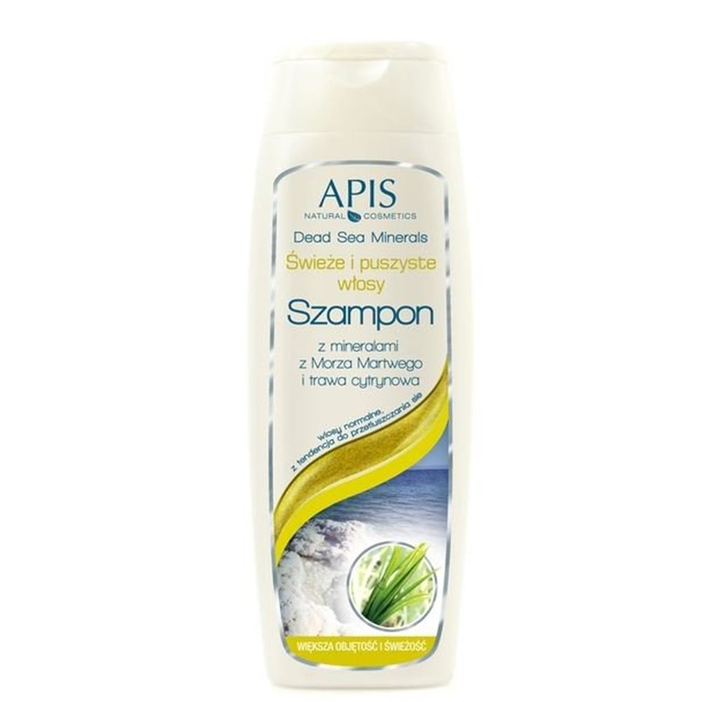 apis szampon z minerałami z morza martwego i trawą cytrynową