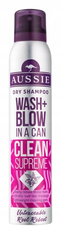 aussie suchy szampon wash+ blow cena