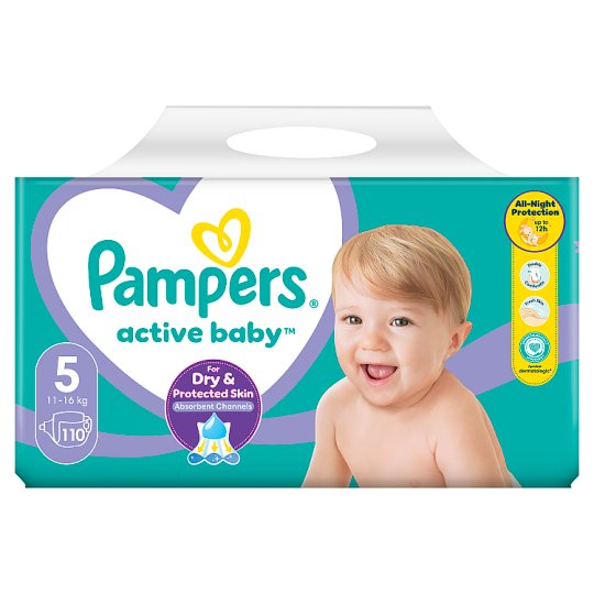 tesco pampers active baby 5