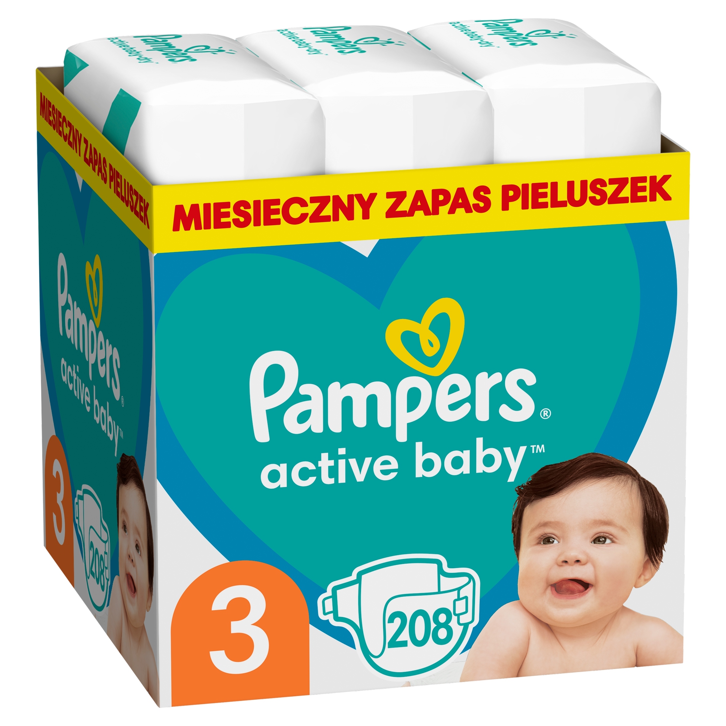 pieluchomajtki pampers carry pack