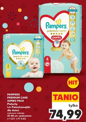 pieluchomajtki pampers 5 tesco 56