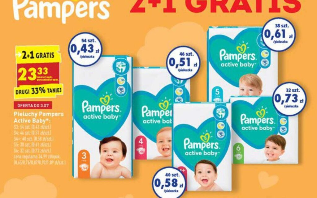 pampersy pampers promocja