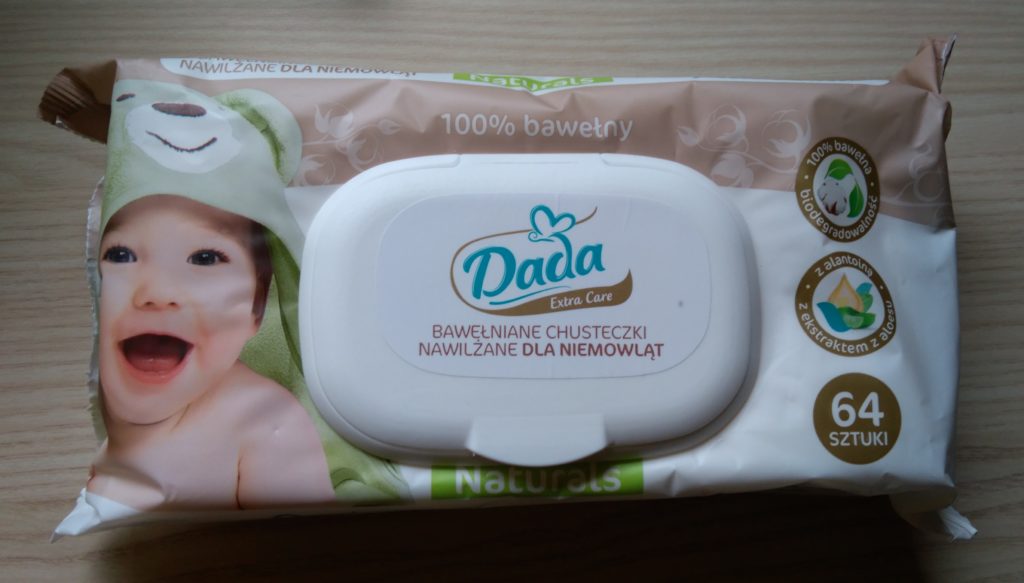 chusteczki nawilżane dada naturals skład