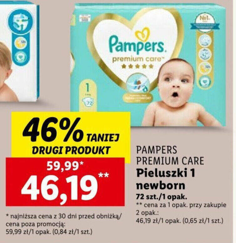 pieluchy pampers 1 lidl