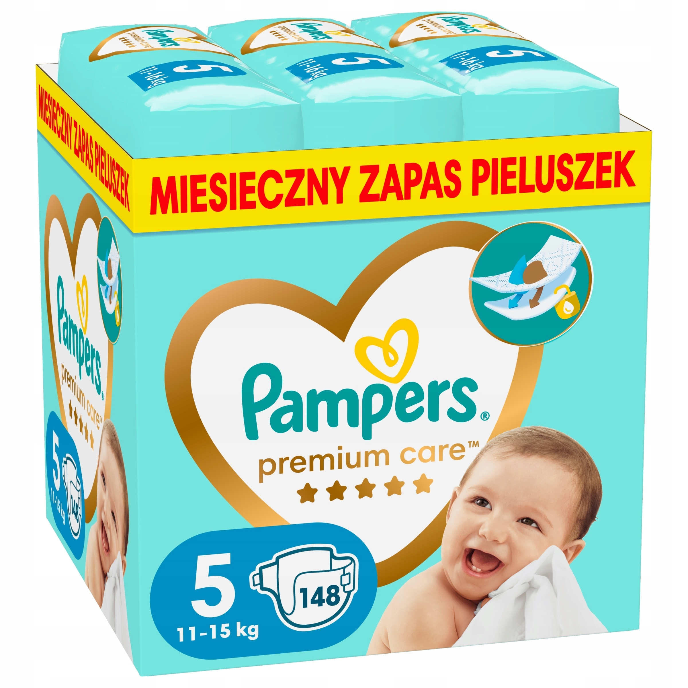 pampers premium 280 sztuk