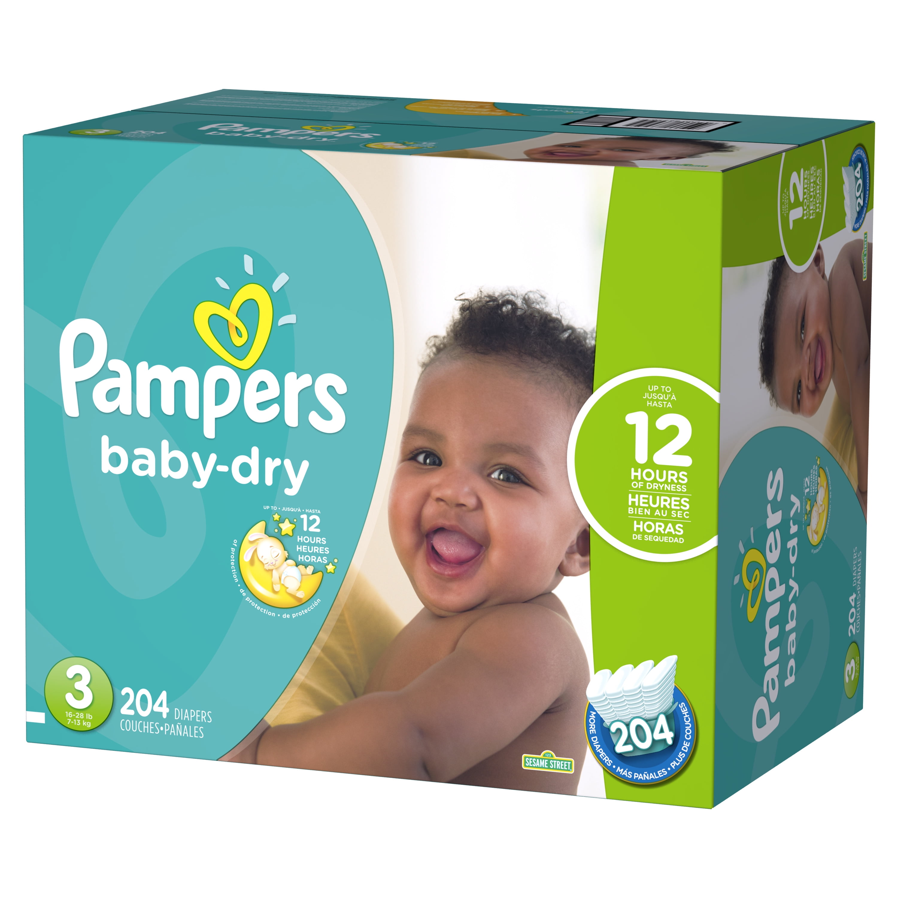 204 sztuk pampers 3