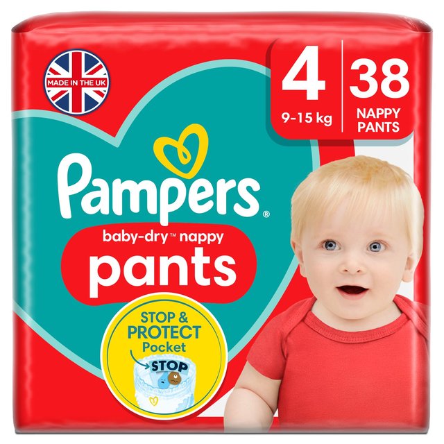 pampers baby dry 96 nappy pants size 4 najtaniej