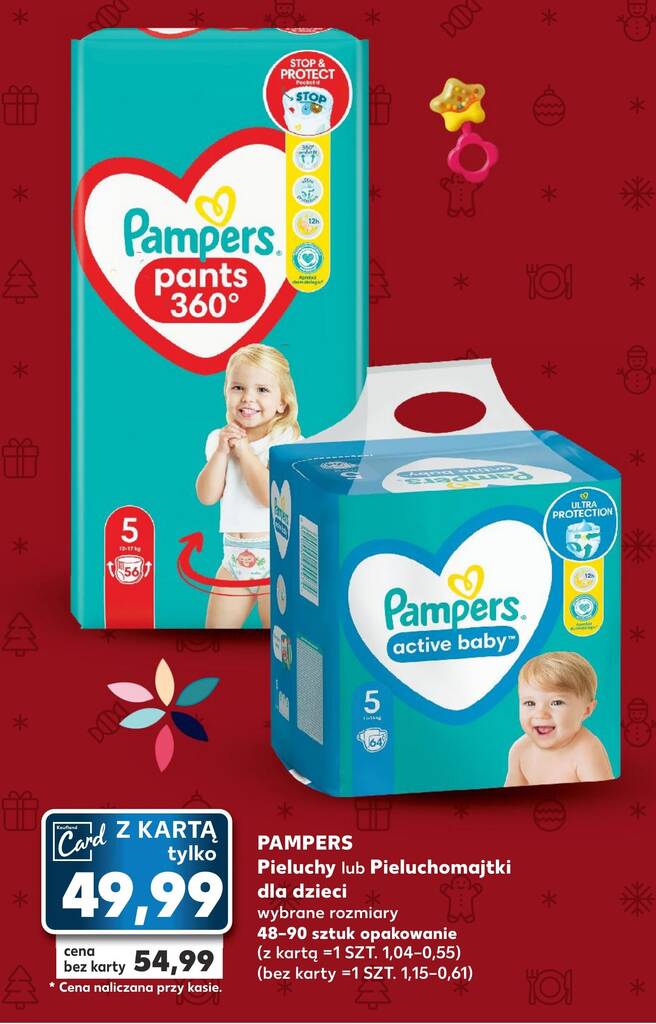 pudlo pieluch pampers w kaufland