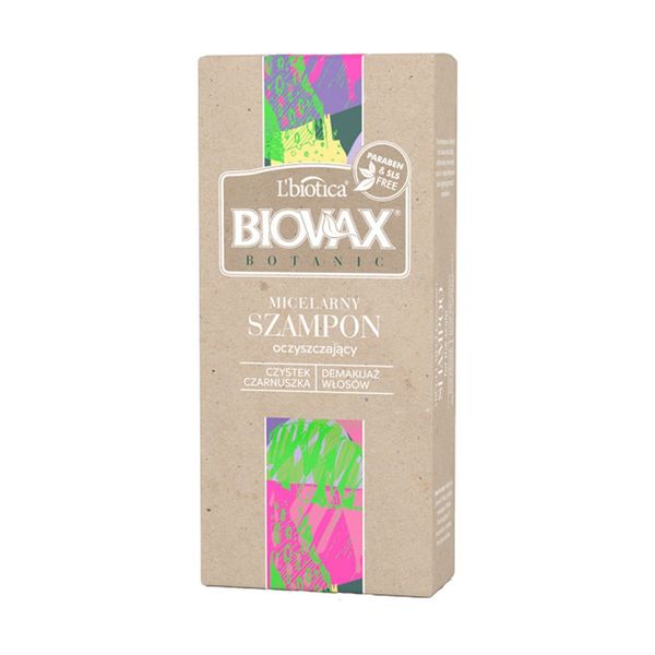 biovax botanic micelarny szampon oczyszczający