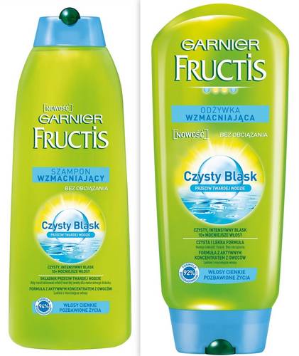 garnier fructis czysty blask szampon wzmacniający