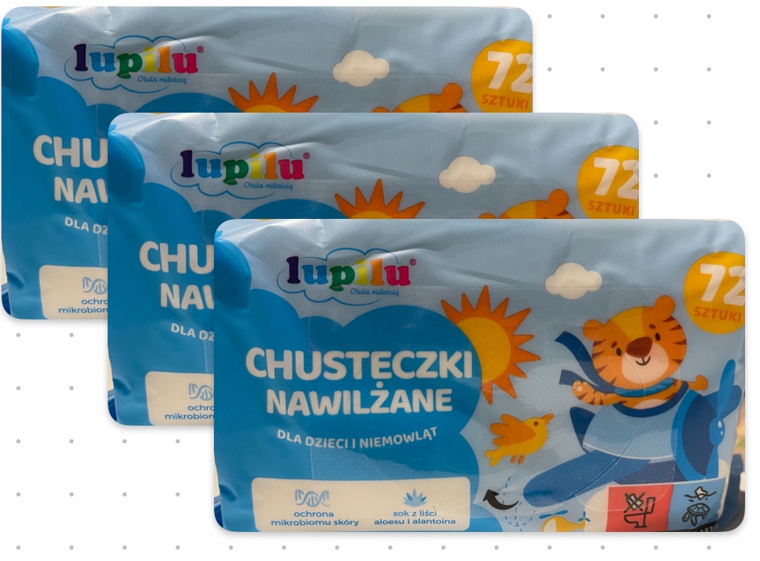 chusteczki nawilżane lupilu premium