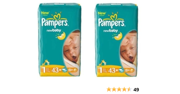 pampers new baby dry 1 43 cena