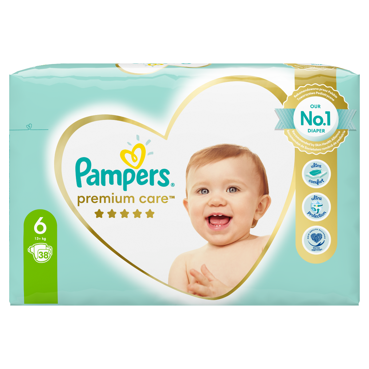 pampers rozm 6 od ilu kg