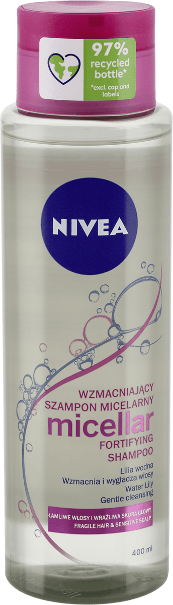 nivea wzmacniający szampon micelarny wzbogacony o lilię wodną wizaz