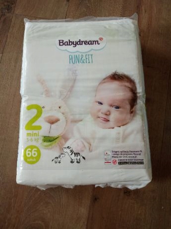 babydream pieluchy 2 sztuki