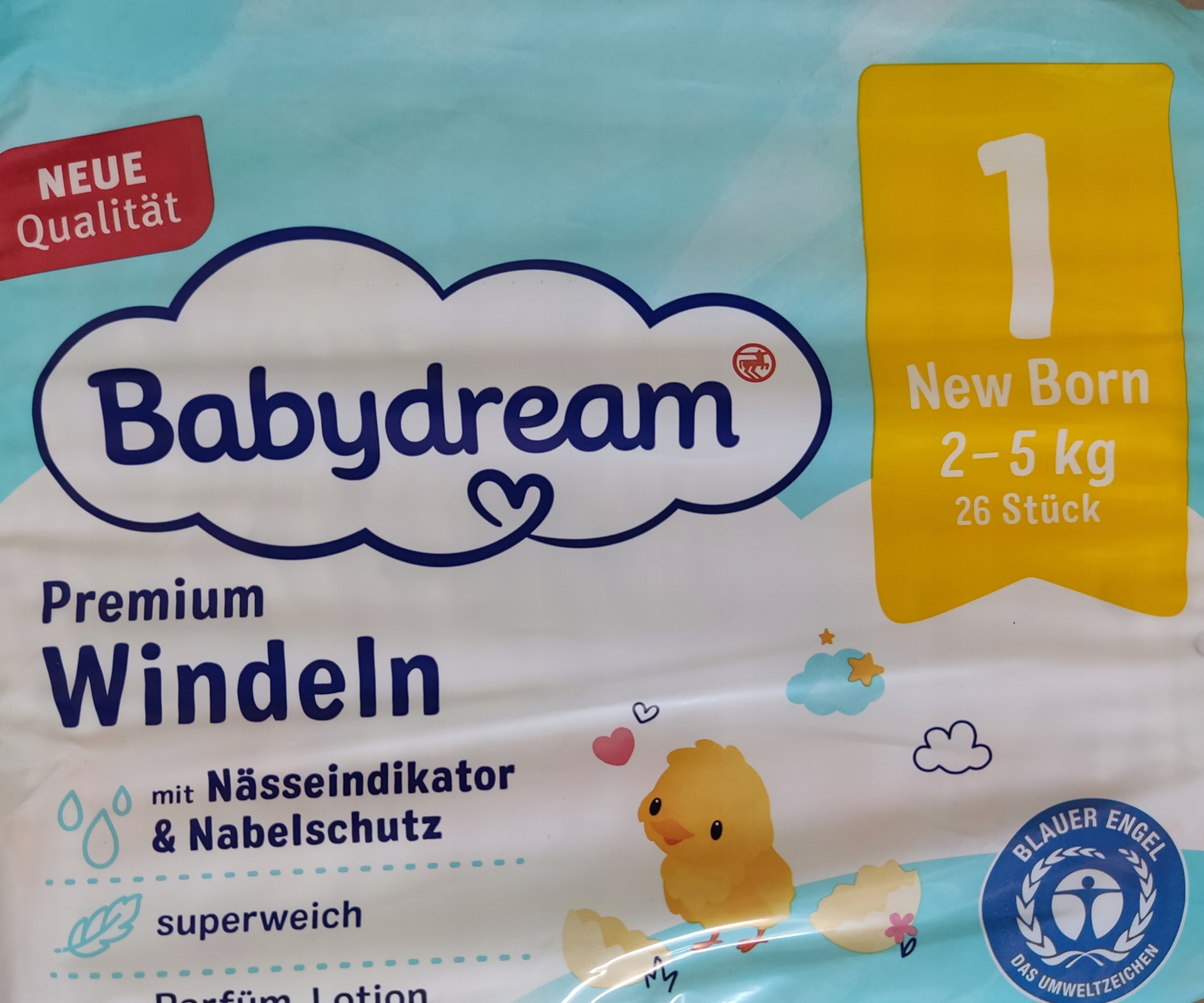 babydream pieluszki jednorazowe newborn