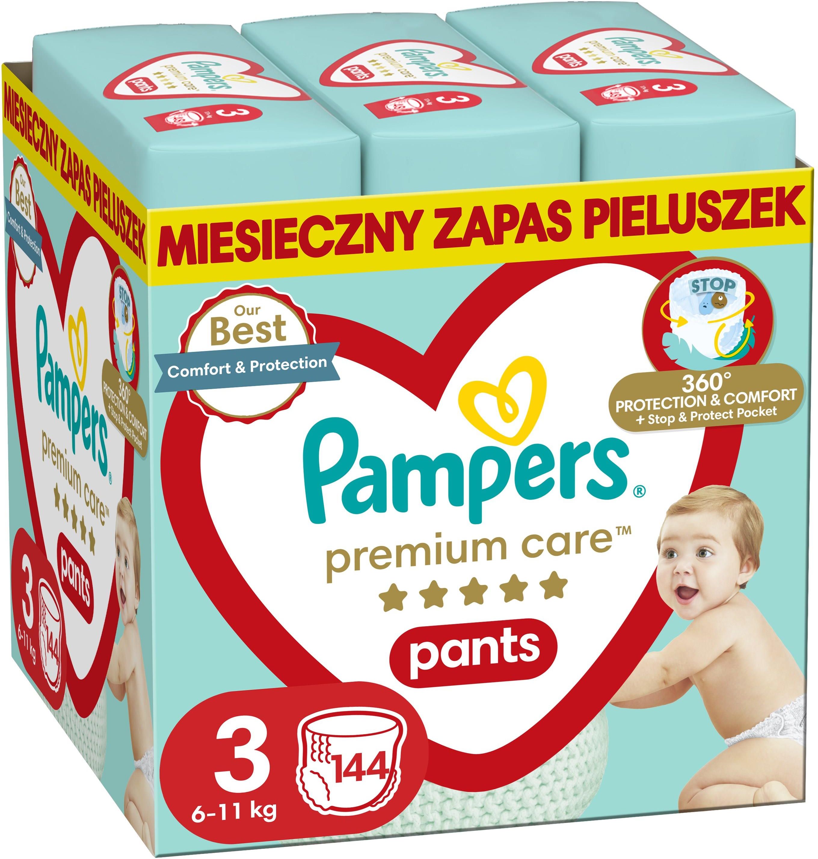 pampers 3-6 kg 144 sztuki