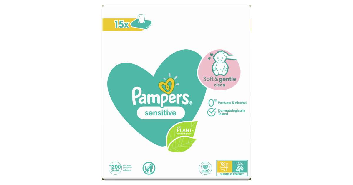 pampers sensitove chusteczki 6