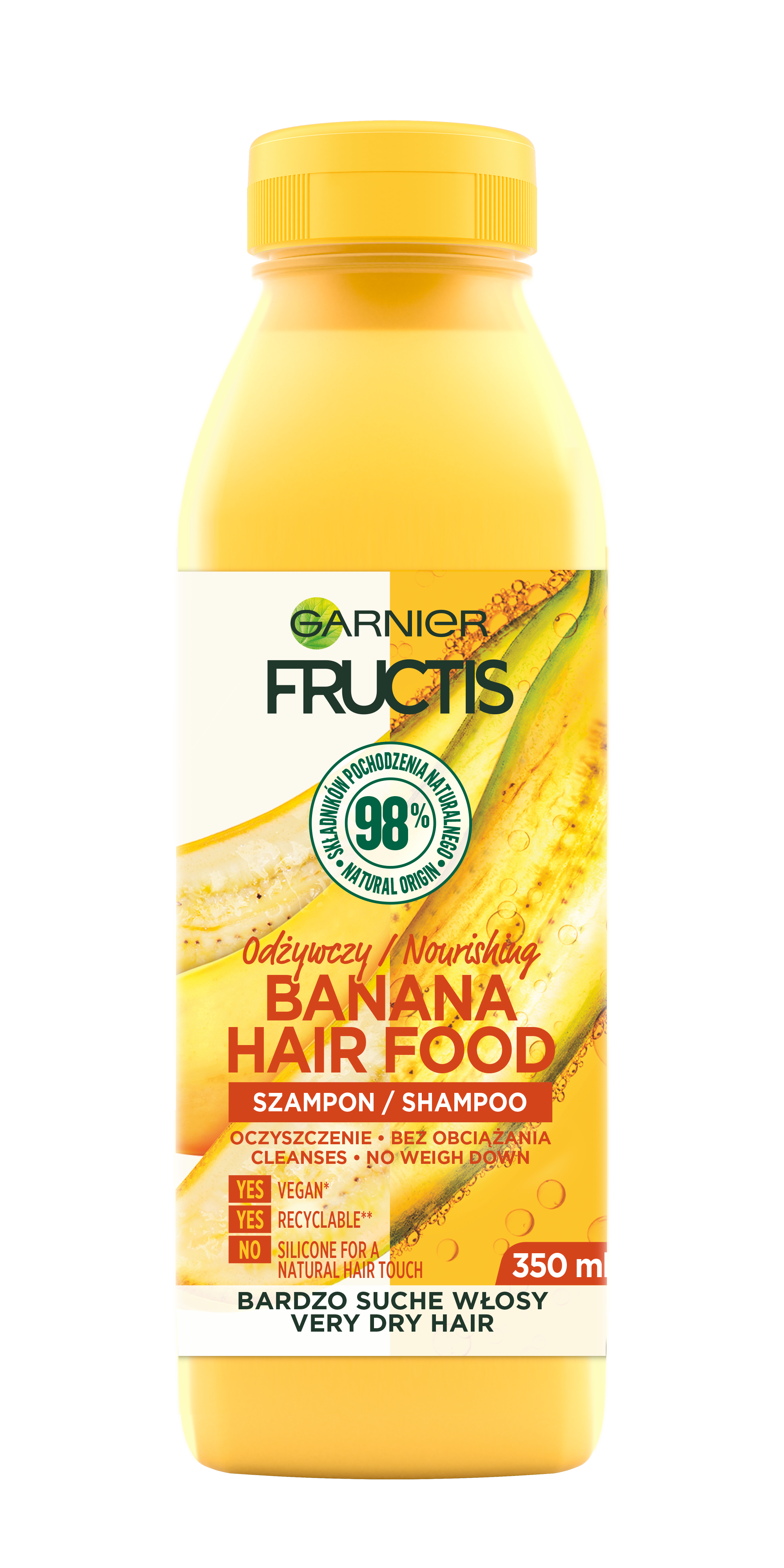 banana hair food szampon