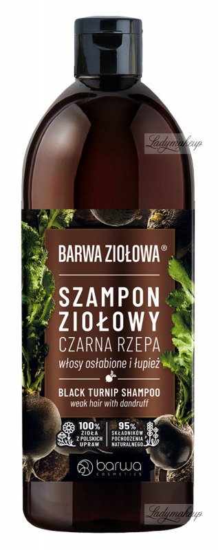 barwa ziołowa szampon czarna rzepa skład