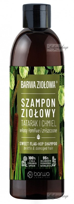 barwa ziołowa szampon do włosów tatarako-chmielowy