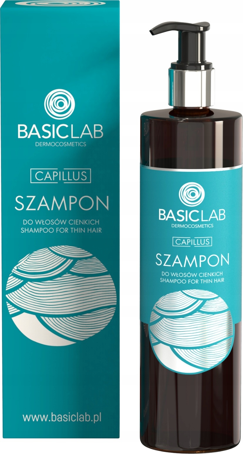 basiclab capillus szampon do włosów cienkich 300 ml